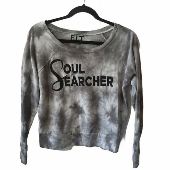 F.I.T.  Soul Searcher graphic  Tie Dye Sweatshirt. - Picture 1 of 8